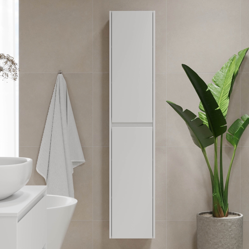 Mobile da bagno TRONDHEIM 35x174x30 cm bianco