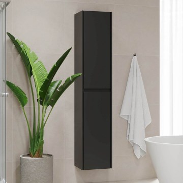 Mobile da bagno TRONDHEIM 35x174x30 cm nero
