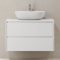Mobile da bagno TRONDHEIM per lavabo 90 cm, bianco