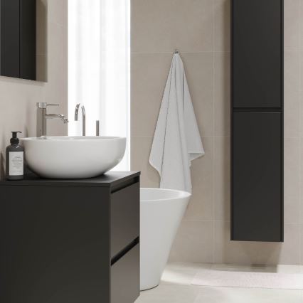Mobile da bagno TRONDHEIM per lavabo 90x57x46 cm nero
