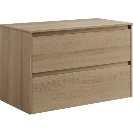 Mobile da bagno TRONDHEIM per lavabo 90x57x46 cm rovere