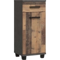 Mobile da bagno VENOM antracite/marrone