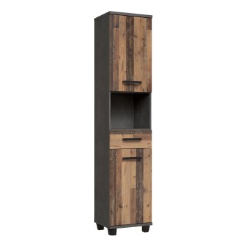 Mobile da bagno VENOM antracite/marrone