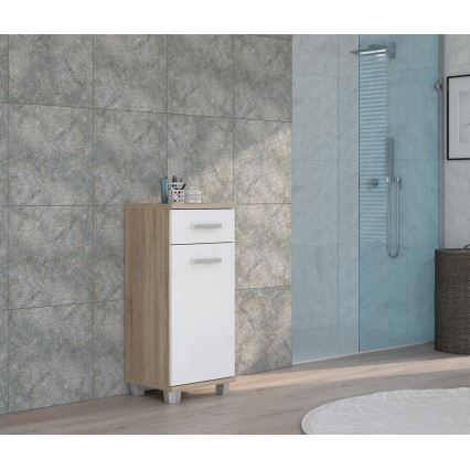 Mobile da bagno VENOM bianco/rovere Sonoma