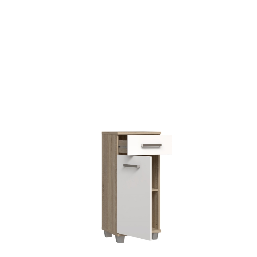 Mobile da bagno VENOM bianco/rovere Sonoma