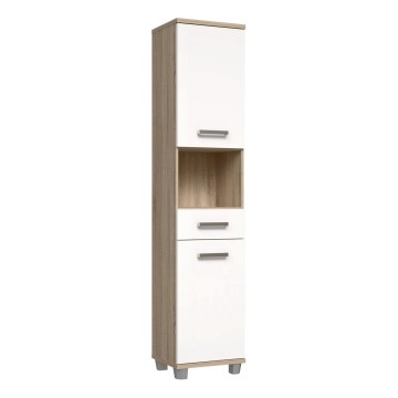 Mobile da bagno VENOM bianco/rovere Sonoma