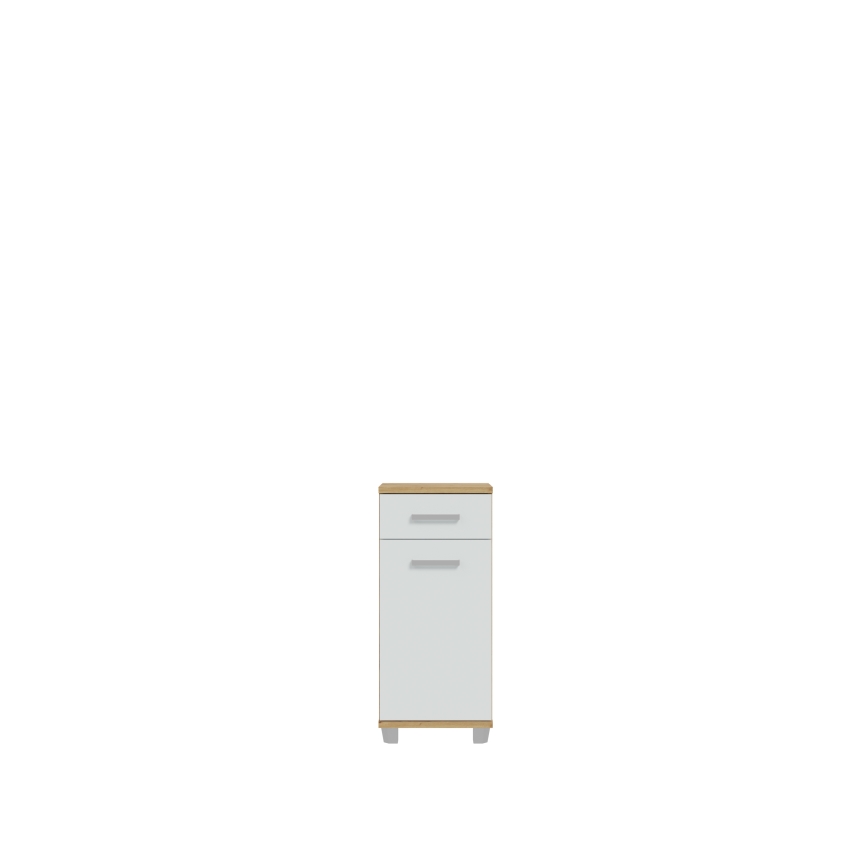 Mobile da bagno VENOM grigio/rovere artisan