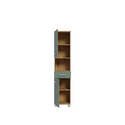 Mobile da bagno VENOM verde/rovere artisan
