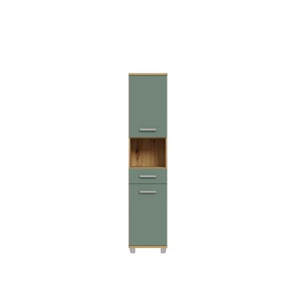 Mobile da bagno VENOM verde/rovere artisan