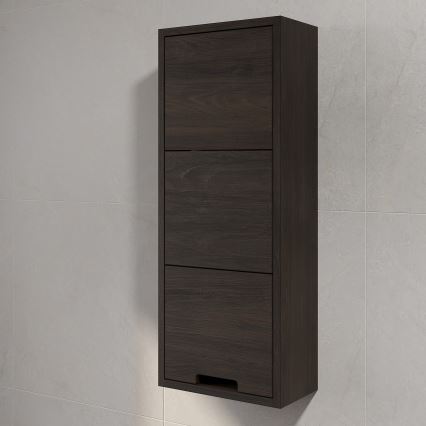 Mobile pensile da bagno GRIBSKOV 90 cm marrone/rovere