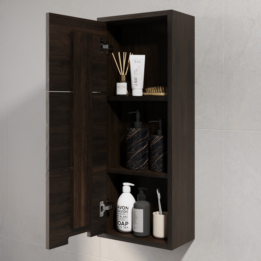 Mobile pensile da bagno GRIBSKOV 90 cm marrone/rovere
