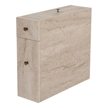 Mobile per bagno MELODY, finitura effetto marmo beige