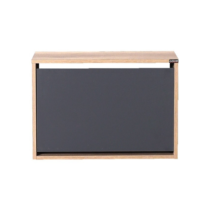 Mobile per scarpe 42x60 cm marrone/antracite