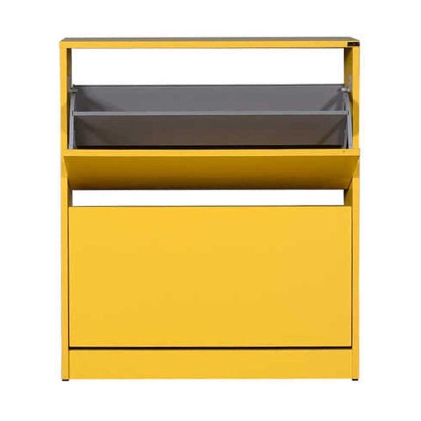 Mobile per scarpe 84x73 cm giallo