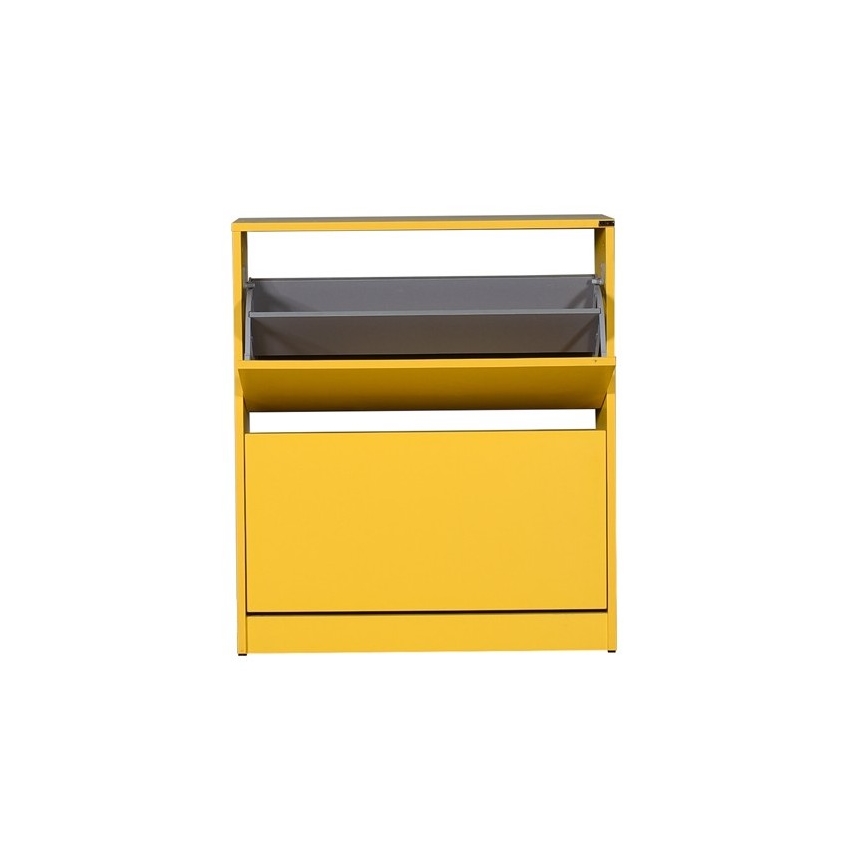 Mobile per scarpe 84x73 cm giallo