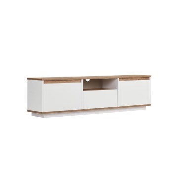 Mobile porta TV KREDE 160x30 cm bianco/pino