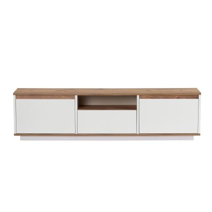 Mobile porta TV KREDE 160x30 cm bianco/pino