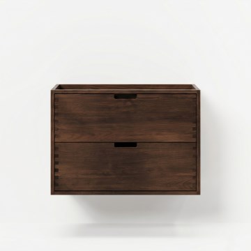 Mobile sottolavabo da bagno GRIBSKOV 80 cm marrone/rovere