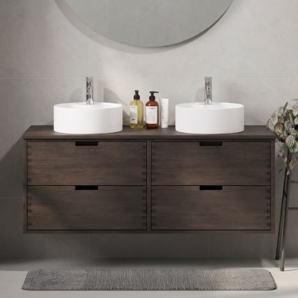 Mobile sottolavabo GRIBSKOV 120 cm marrone/rovere