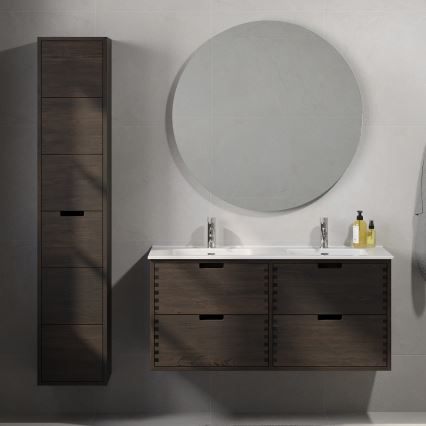 Mobile sottolavabo GRIBSKOV 120 cm marrone/rovere