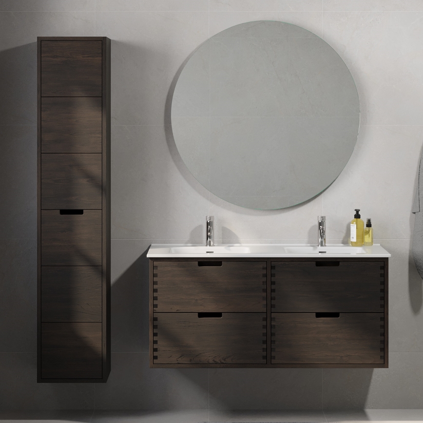 Mobile sottolavabo GRIBSKOV 120 cm marrone/rovere