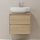 Mobile sottolavabo TRONDHEIM per lavabo 60x57x46 cm, rovere