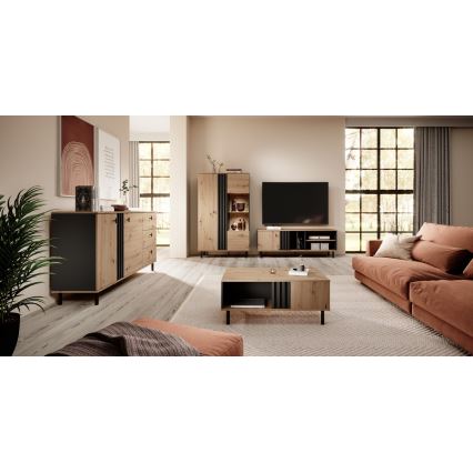 Mobile TV BADIA rovere/antracite