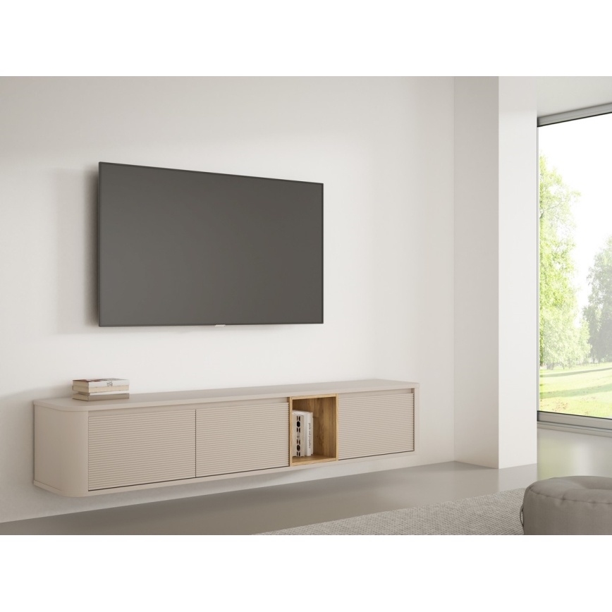 Mobile TV INAR beige/marrone