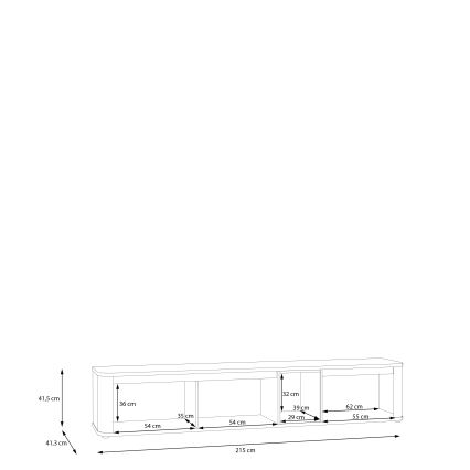 Mobile TV INAR marrone/marrone