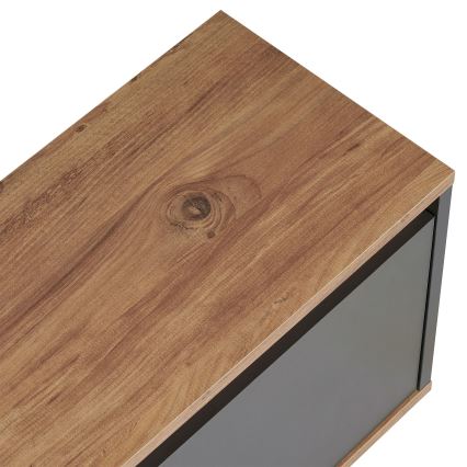 Mobile TV KREDE 160x30 cm antracite/pino