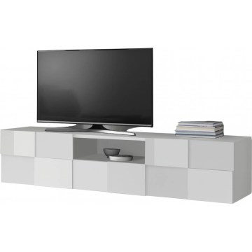 Mobile TV SERIAN 184x42x42 cm bianco