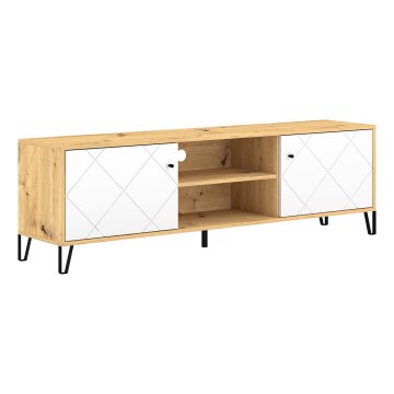 Mobile TV SULA rovere artisan/bianco