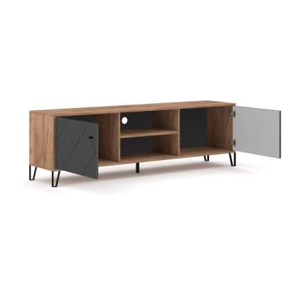 Mobile TV SULA rovere craft/nero