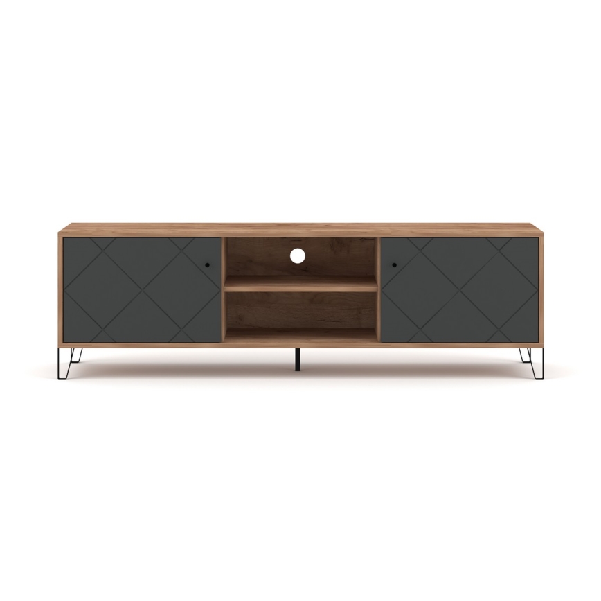 Mobile TV SULA rovere craft/nero