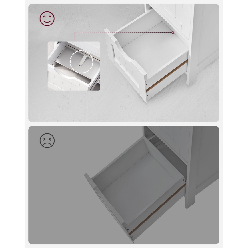 Mobiletto ZARA bianco