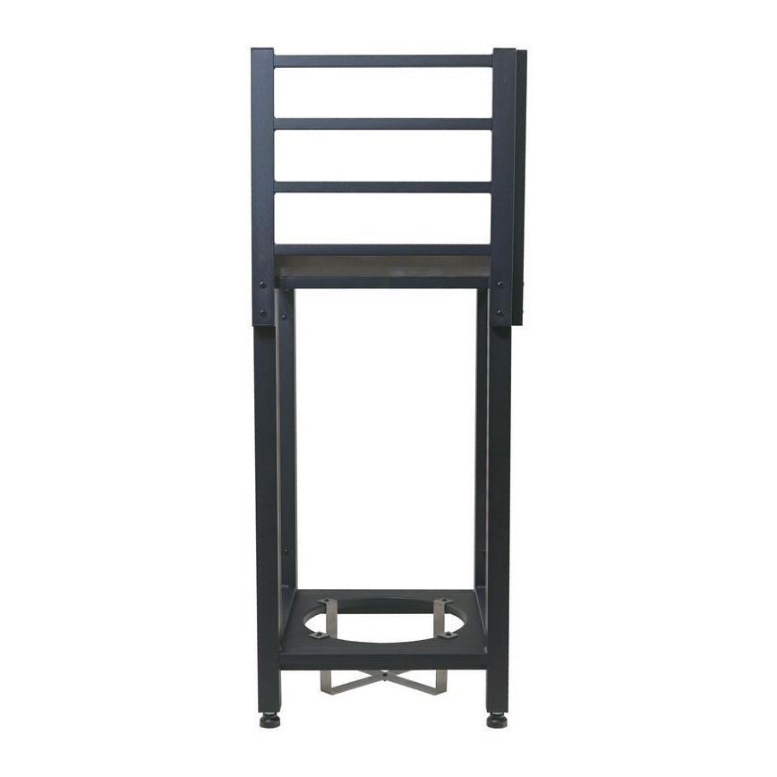 Modulo angolare da esterno 47x47x123 cm nero/acciaio inox