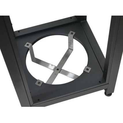 Modulo angolare da esterno 47x47x123 cm nero/acciaio inox