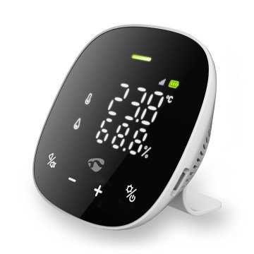 Monitor intelligente della qualità dell'aria con display a LED SmartLife Wi-Fi