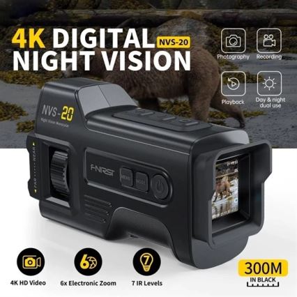 Monoculare per visione notturna 6x25 con batteria da 2000 mAh