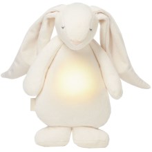 Moonie - Amico di coccole con una melodia e luce coniglietto crema