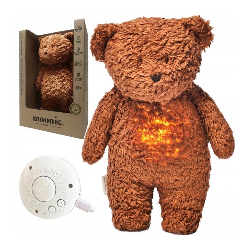 Moonie - Amico di coccole con una melodia e luce orsetto caramello