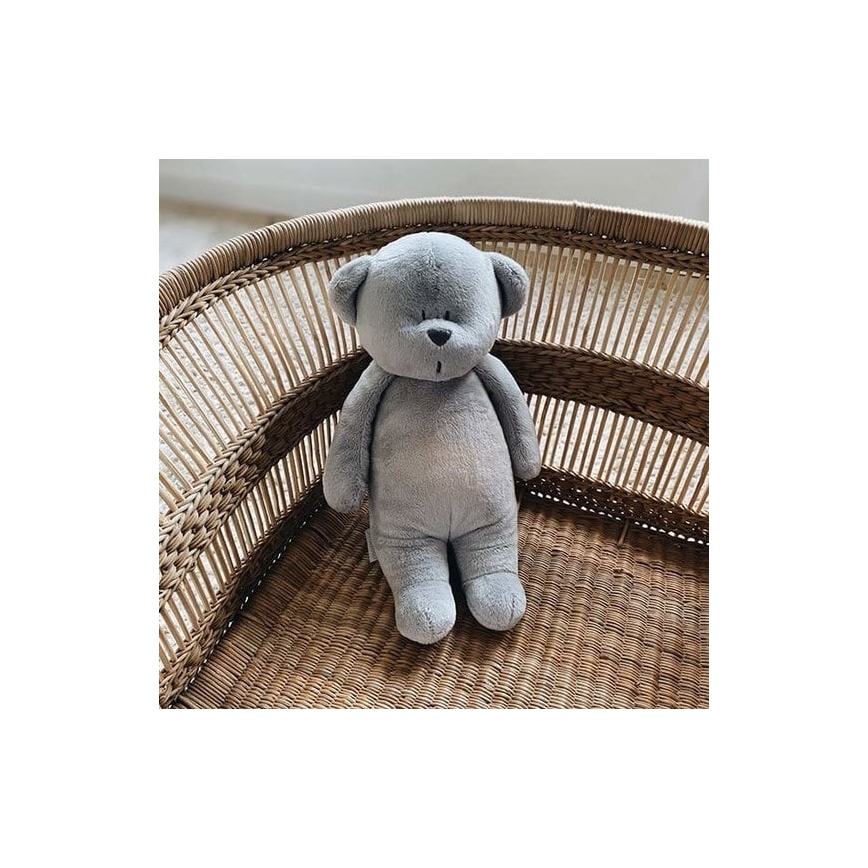 Moonie - Amico di coccole con una melodia e luce orso argento