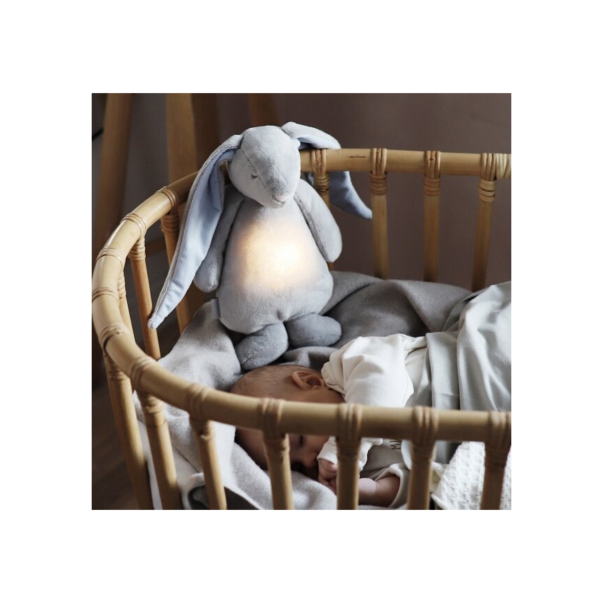 Moonie - Compagno di coccole con melodia e luce 2.0 coniglietto sky