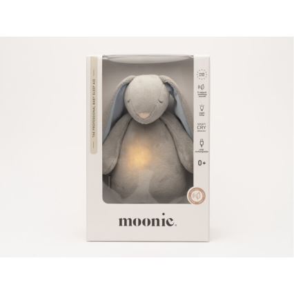 Moonie - Compagno di coccole con melodia e luce 2.0 coniglietto sky