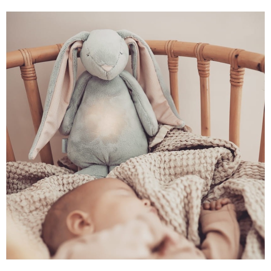 Moonie - Compagno di coccole con melodia e luce coniglietto 2.0 nuvola