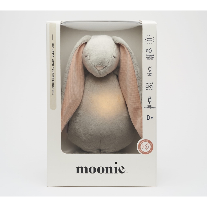 Moonie - Compagno di coccole con melodia e luce coniglietto 2.0 nuvola