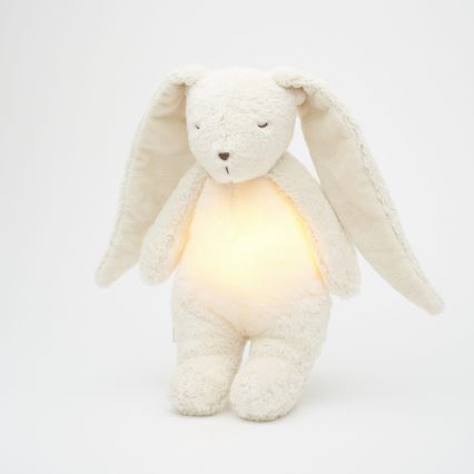 Moonie - Compagno di coccole con melodia e luce coniglietto organic polar natur