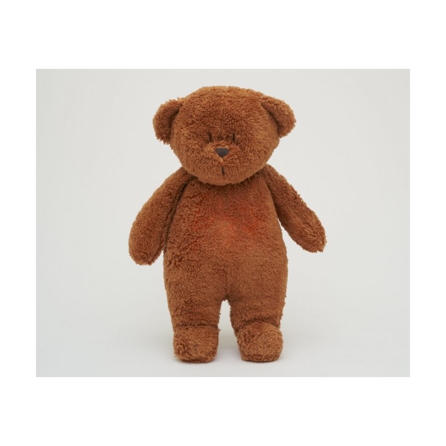 Moonie - Compagno di coccole con melodia e luce orsacchiotto 2.0 organic caramel