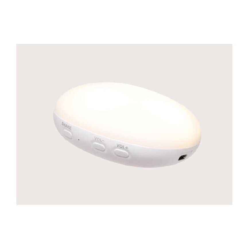 Moonie - Compagno di coccole con melodia e luce orsacchiotto 2.0 organic caramel