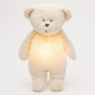 Moonie - Compagno di coccole con melodia e luce orsacchiotto 2.0 organic polar